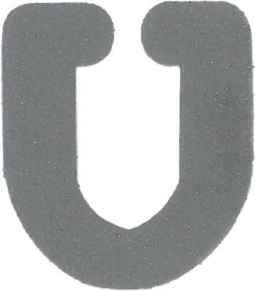 Bügelapplikation Reflex Buchstabe V  30x34mm
